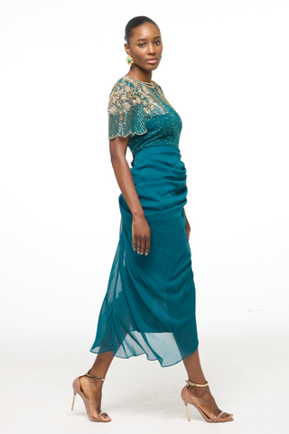 Denise Dress Teal