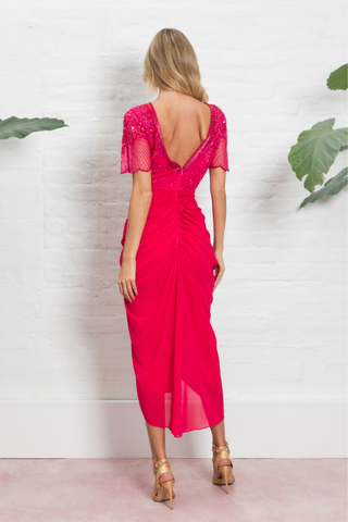 Denise Dress Raspberry