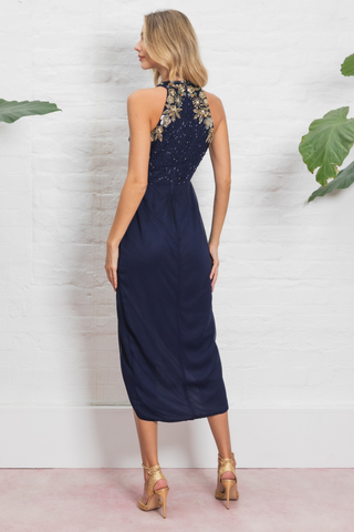 Reign Dress Navy