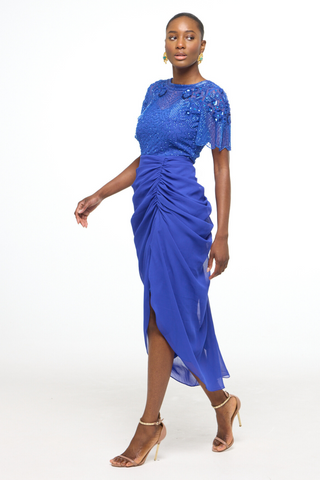 Denise Dress Blue