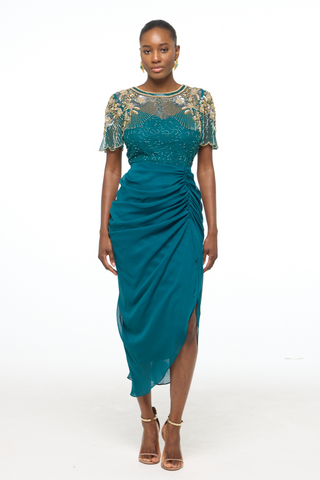 Denise Dress Teal