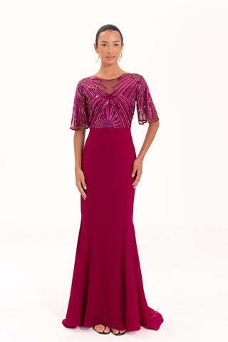 Donatella Dress Magenta